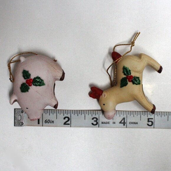 8 Homco Animal Christmas Ornaments - Picture 10 of 12